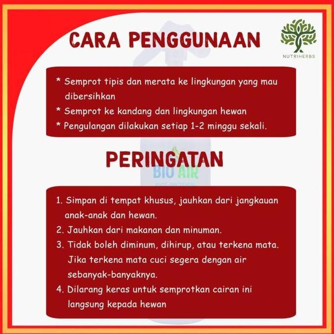 CAREGENIX BIO AIR Obat Semprot Pembasmi Kutu Kasur Kutu Busuk Tungau Pinjal Caplak Semut Kecoa Nyamu