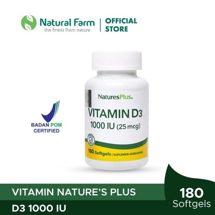 Natures Plus Vitamin D3 1000 IU