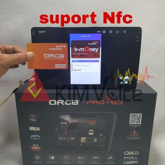 Ready Headunit Android Orca PRO+ GEN 3 ADR 9988 9 inch Non Cod