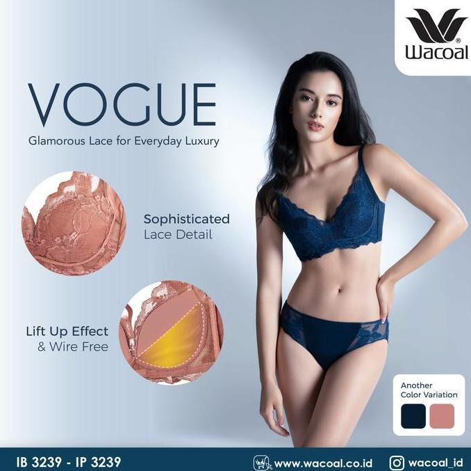 Wacoal Vogue Aurion Bra Ib 3239 - 3/4 Cup - Non Wire