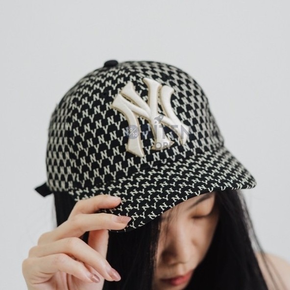 MLB NY Yankees Monogram Ball Cap Black Original / Topi MLB Authentic