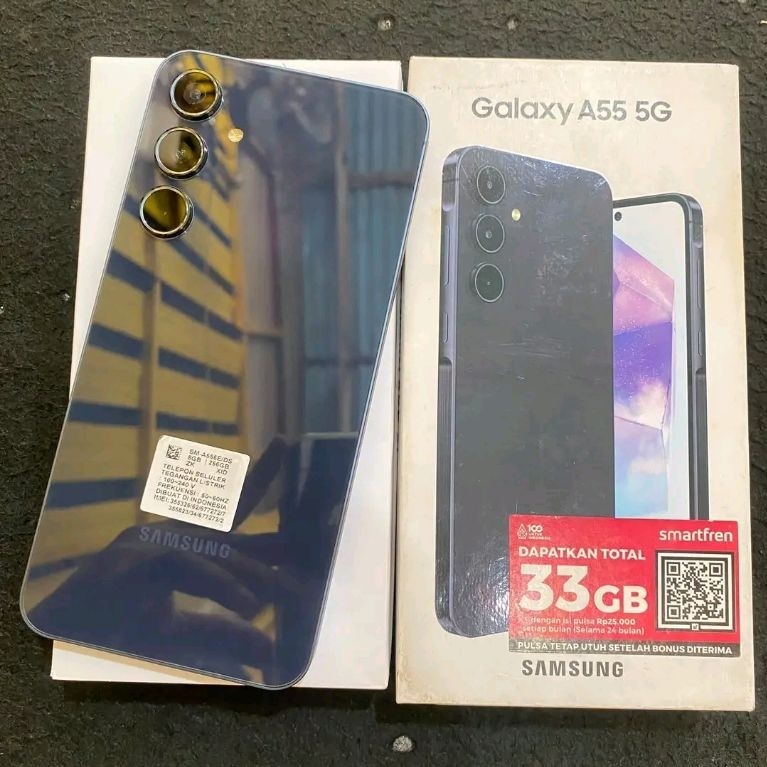 Handphone Samsung galaxy a55 5G second original resmi bergaransi