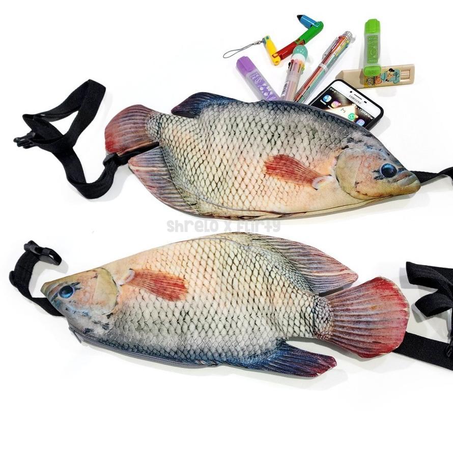 Tas Selempang Punggung Tas Dada Ikan Gurame Gurami Untuk Travel tas konser concert bag Fish Bag Fish