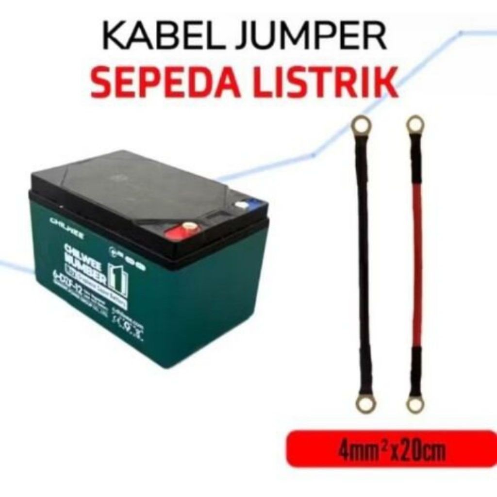 Kabel Jumper sepeda listrik motor listrik Kabel aki sepeda motor listrik