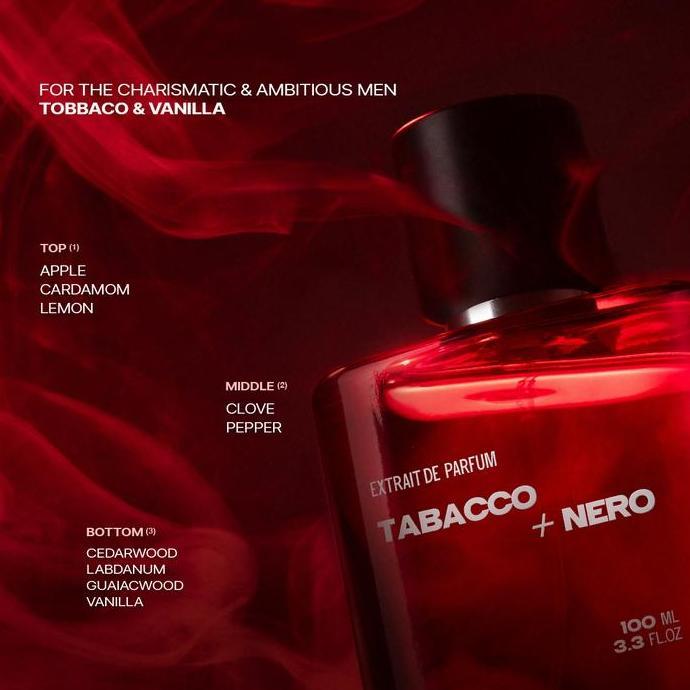 [NO.1 PARFUM TERLARIS] FYNE Tabbaco Nero Extrait de Parfum 100ml | Parfum Pria Aroma Tabbaco , Wangi