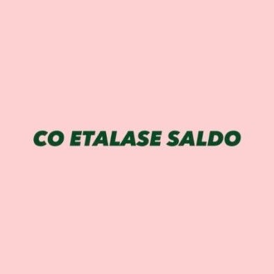 Lencana stiker CO ETALASE SALDO