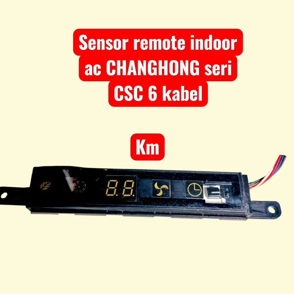 Modul pcb sensor remote indoor ac CHANGHONG seri CSC 6 pin / 6 kabel original bekas cabutan langsung