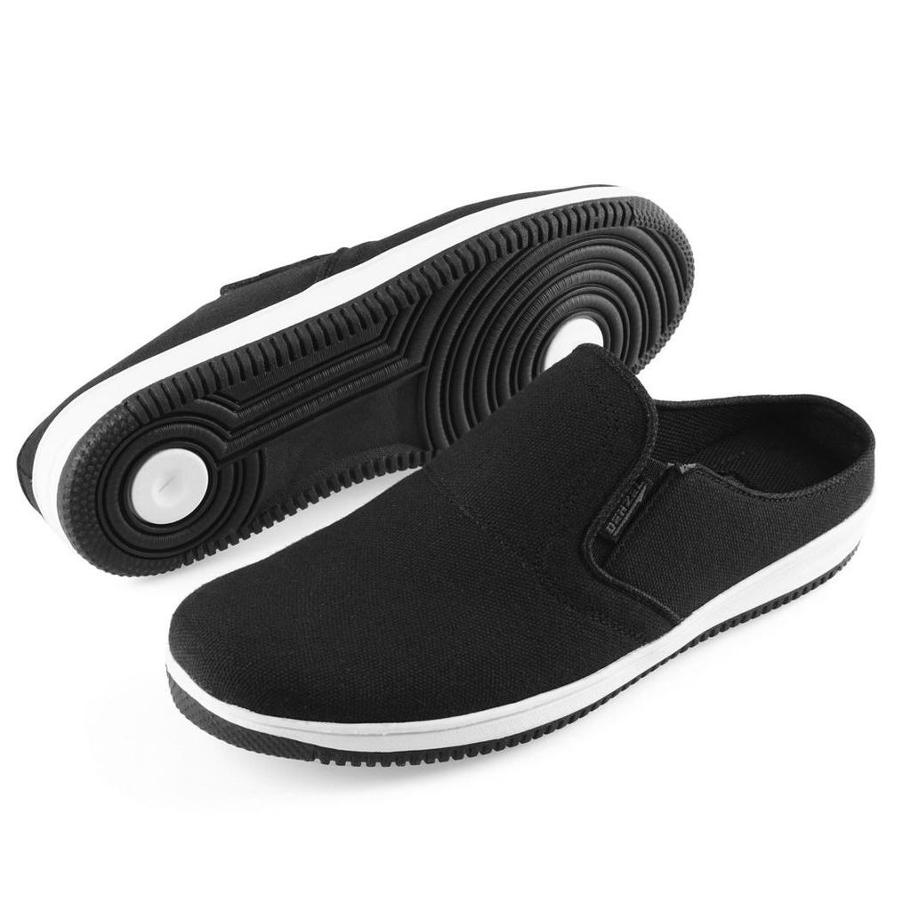 DENZEL - Sandal Bustong Casual Pria / Cowok DZ 008 Grey SEPATU PRIA DENZEL - SANDAL PRIA DENZEL