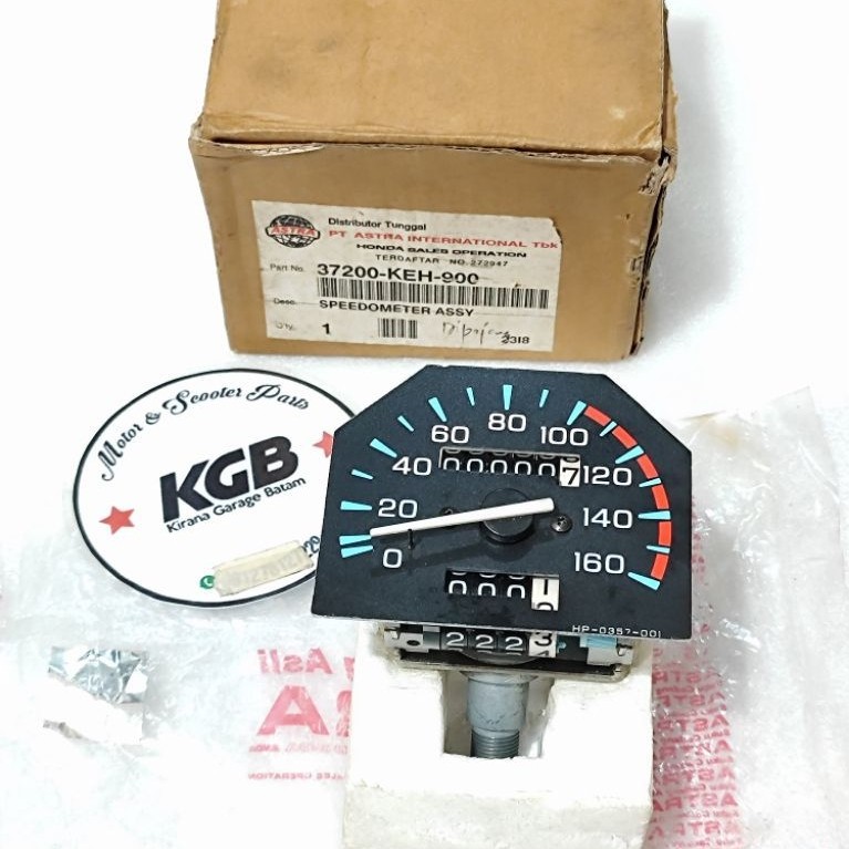 spidometer assy mesin spido motor honda gl pro max ori baru astra 37200 keh 900