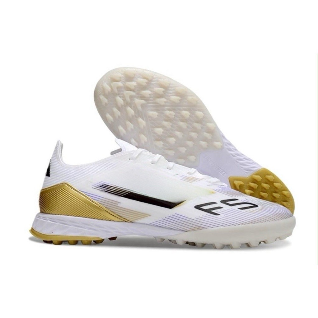 Sepatu Futsal Dizero F 5O White Gold TURF