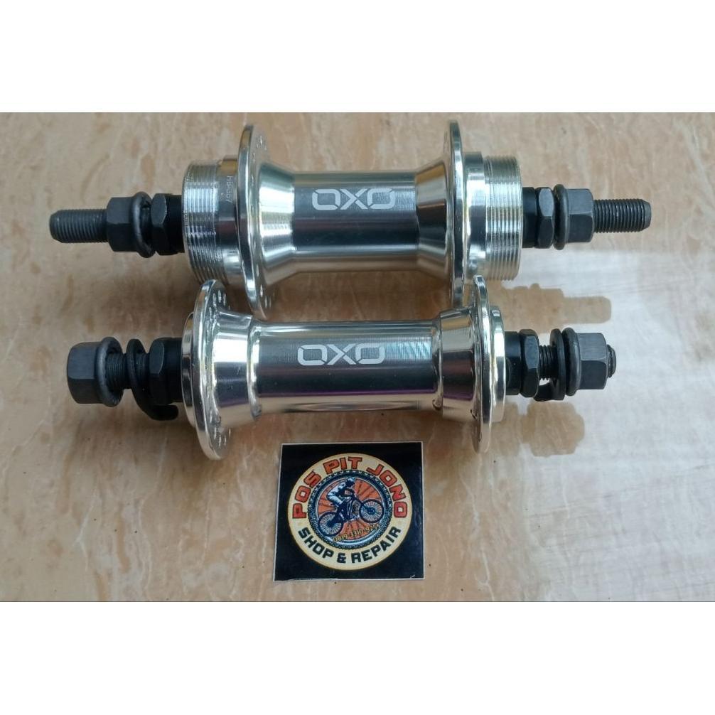 HUB OXO HB 357 BMX 36H BEARING SILVER