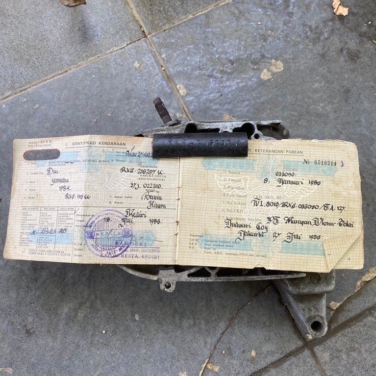 Dokumen RX Spesial 84 AG Kediri