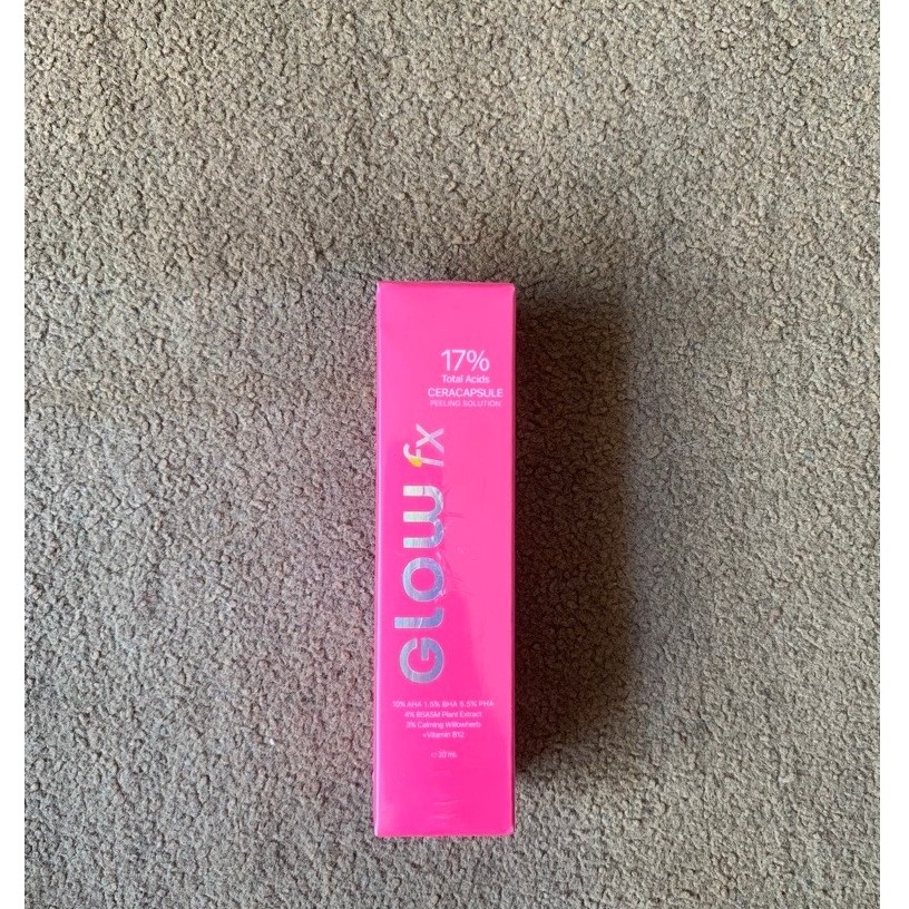 GLOW FX Peelingsolution Ceracapsule Membersihkan Kulit BHA 20g Tersegel 20ml | exp 03/2028