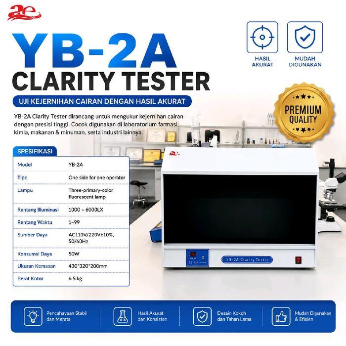 Clarify Clarity Tester | Alat Uji Kejernihan Cairan Laboratorium Farmasi Kimia QC Quality Control