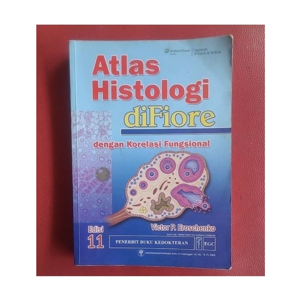 Buku Original Atlas Histologi diFiore dengan Korelasi Fungsional Edisi 11
