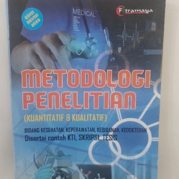 buku bekas metodologi penelitan (kuantitatif & kualitatif) bidang kesehatan,keperawatan,kebidanan,ke