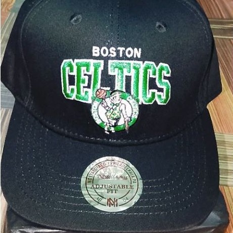 Topi Snapback Celtic Boston x Mitchel & Ness
