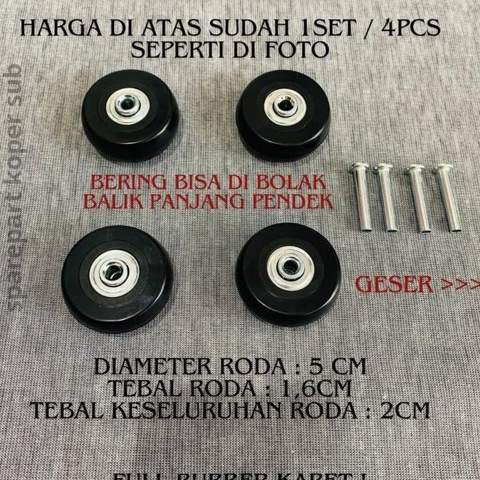 Roda Koper Single Bering 5Cm