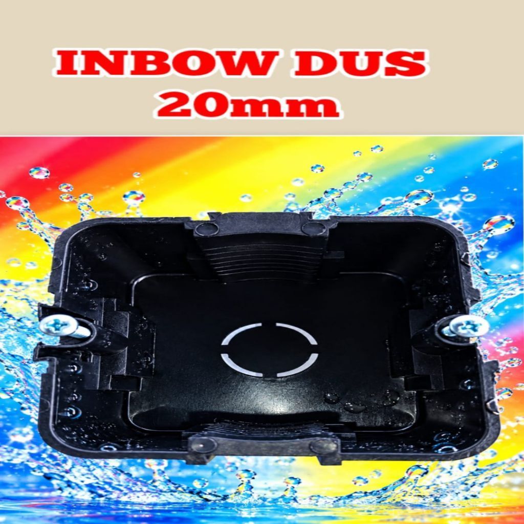 Inbow Dus Kotak Hitam + 2 Sekrup