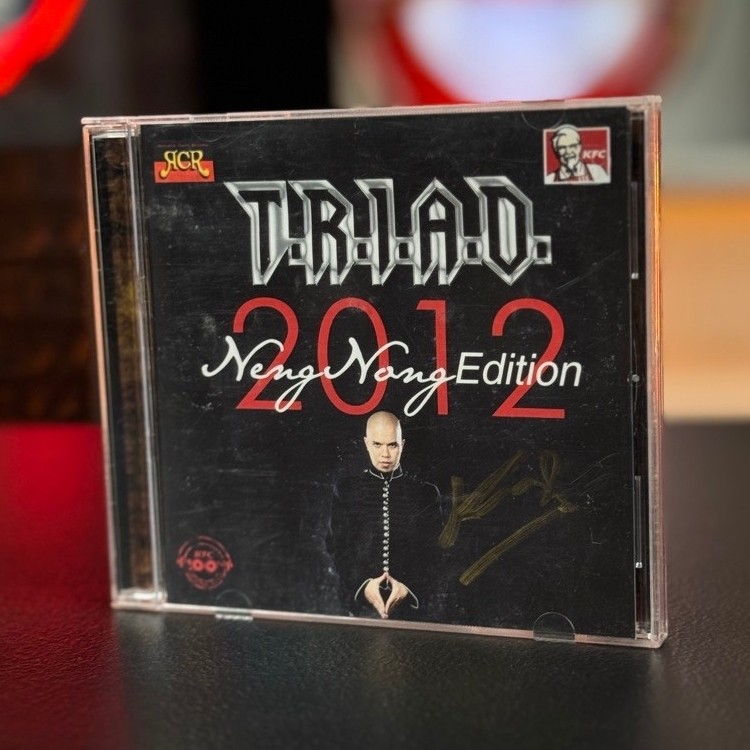 CD Music Album TRIAD “The Rock Indonesia Ahmad Dhani” 2012 Neng Nong edition bertanda tangan asli Ah