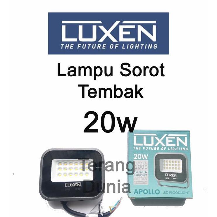 BEBAS ONGKIR - Lampu Tembak Luxen 20w Lampu Sorot Luxen 20w Lampu Luxen 20w
