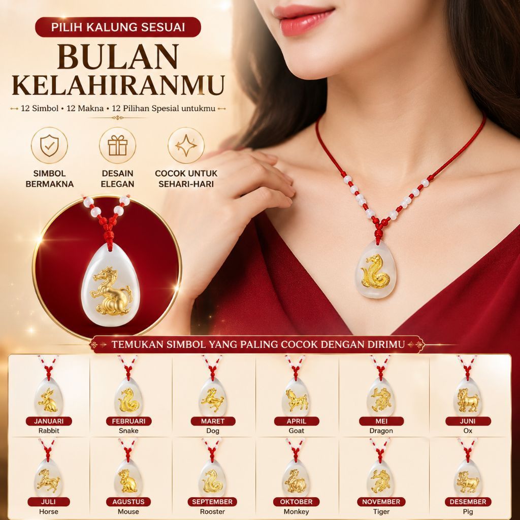 kalung liontin shio