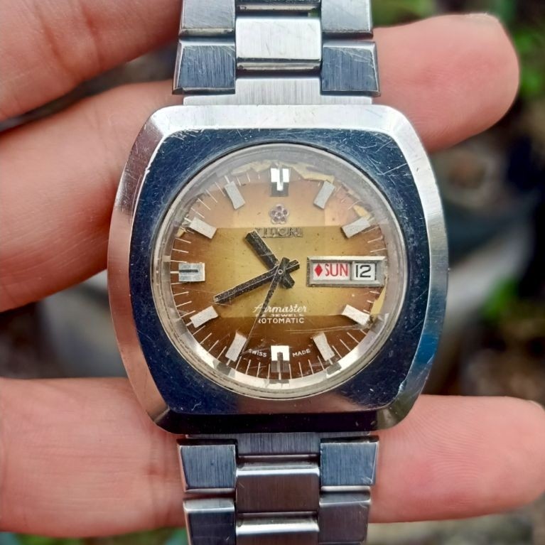 Jam Tangan Titoni Airmaster Tv Dial Automatic Original
