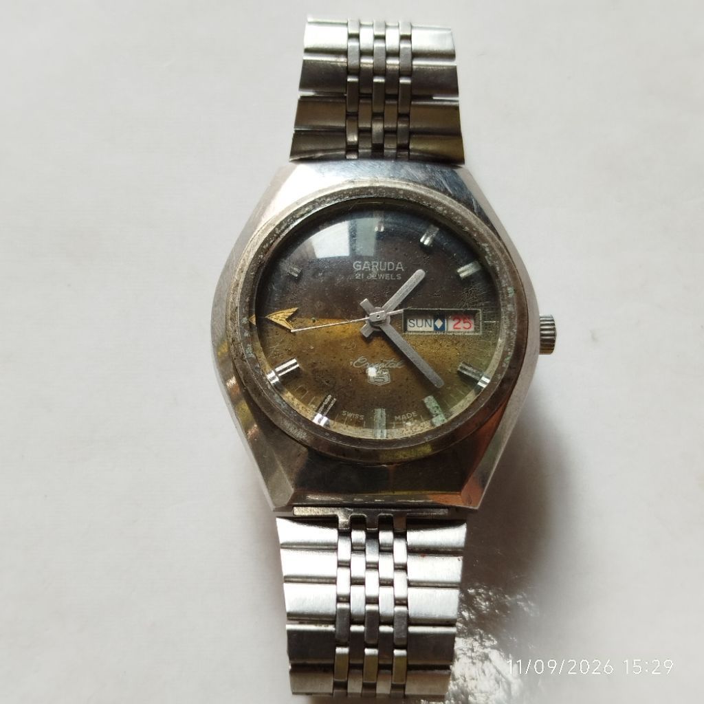 jam tangan BAHAN GARUDA Manual wind off gambling