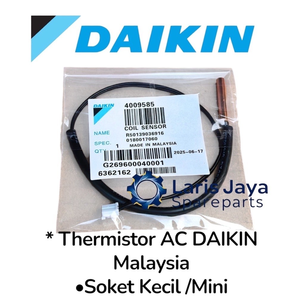 THERMISTOR TERMIS AC DAIKIN INVERTER MALAYSIA FTKC FTKQ FTC 15K ORIGINAL