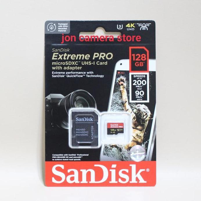 memory sandisk extreme pro microsd 128gb micro sd ori