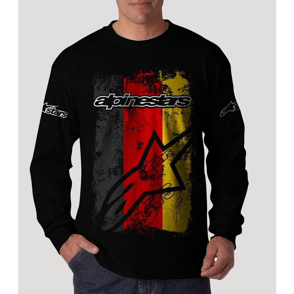 Diskon Kaos Lengan Panjang Pria Ktm Racing Motorcross Trail Tld Gopro Sablon Plastisol Cotton Combed