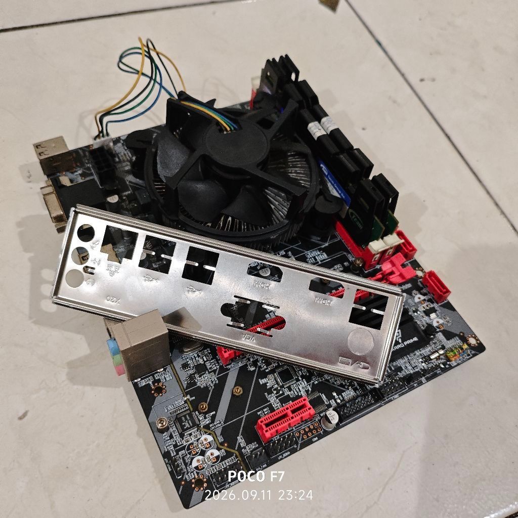 Motherboard Varroprime H61 + Core i5 3470 + 8GB RAM