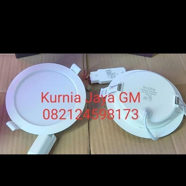 Inlite Slim Downlight Panel LED 12 watt /Lampu Panel LED Slim Inbow