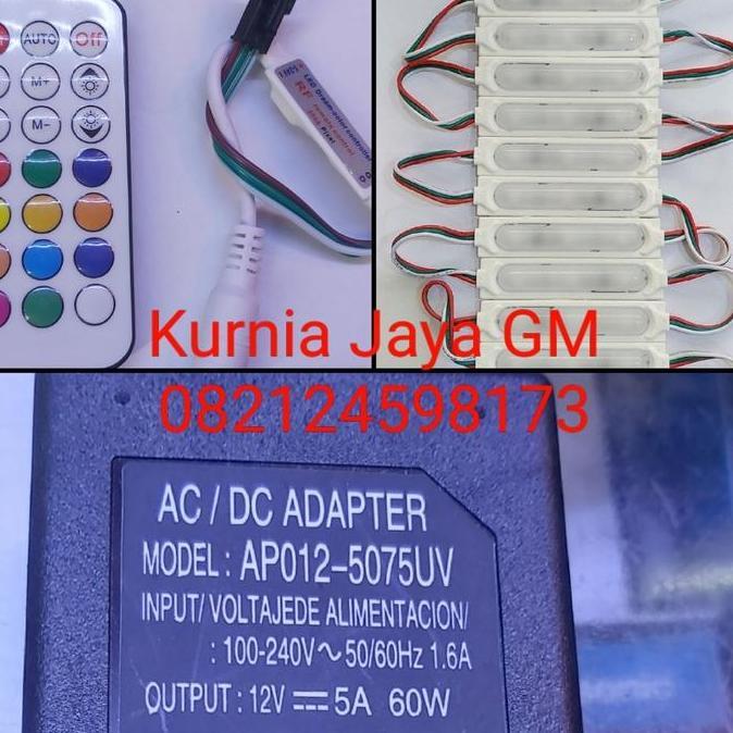 Modul LED RGB Full Colour Running 300mode /Modul LED IC Pintar KOMPLIT