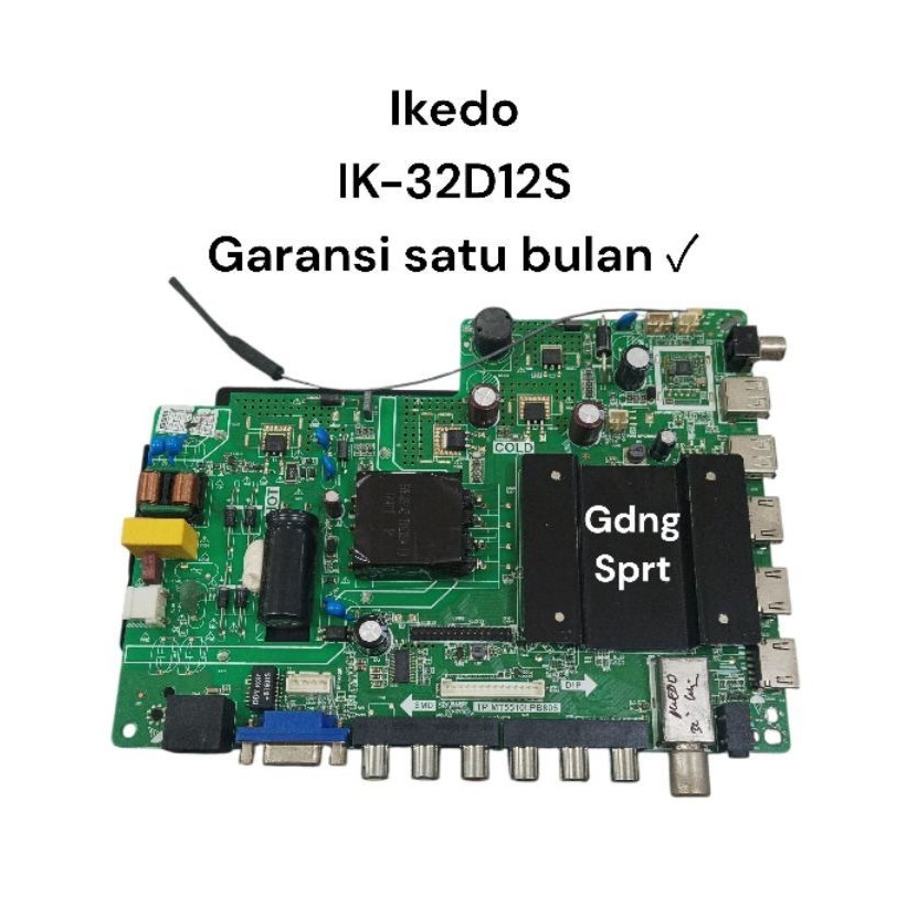 Mainboard TV Ikedo 32 Smart IK-32D12S MB mobo modul mesin tv