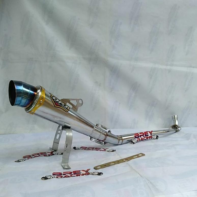 Original Knalpot Racing Dpj Untuk Motor Bebek All Varian/Type.Supra X125.Jupiter.Karisma.Revo.Shogun