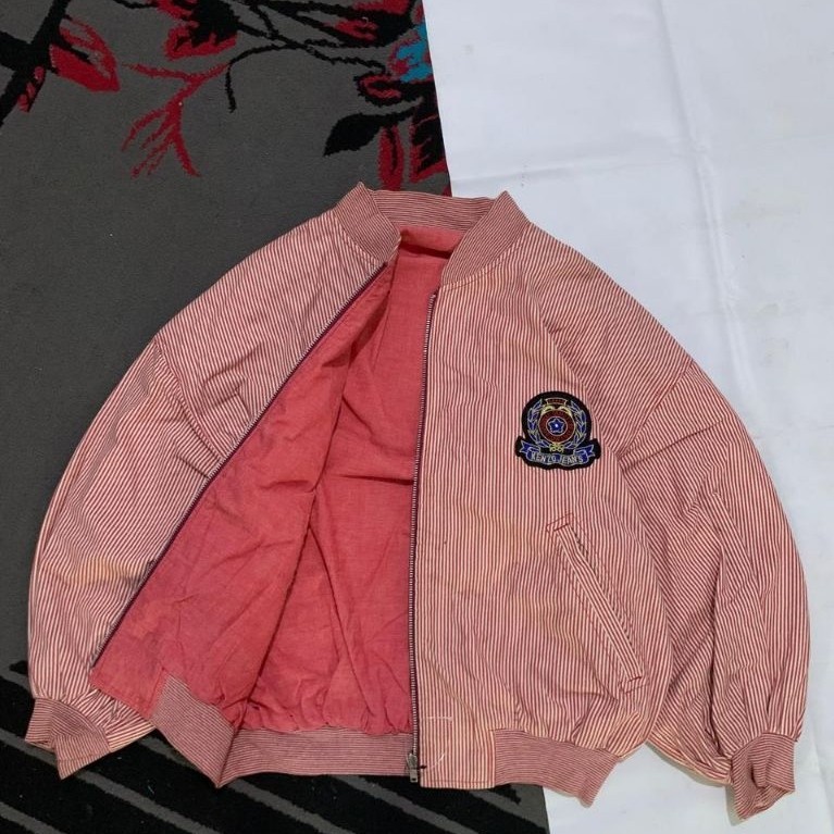 Vtg Kenzo bomber reversibel jacket size L oversized 
good condition