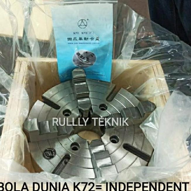Claw Bubut 12" 4 Jaw Chuck Bubut 12" 4 Jaw Catok Kepala Bubut 12 Inch