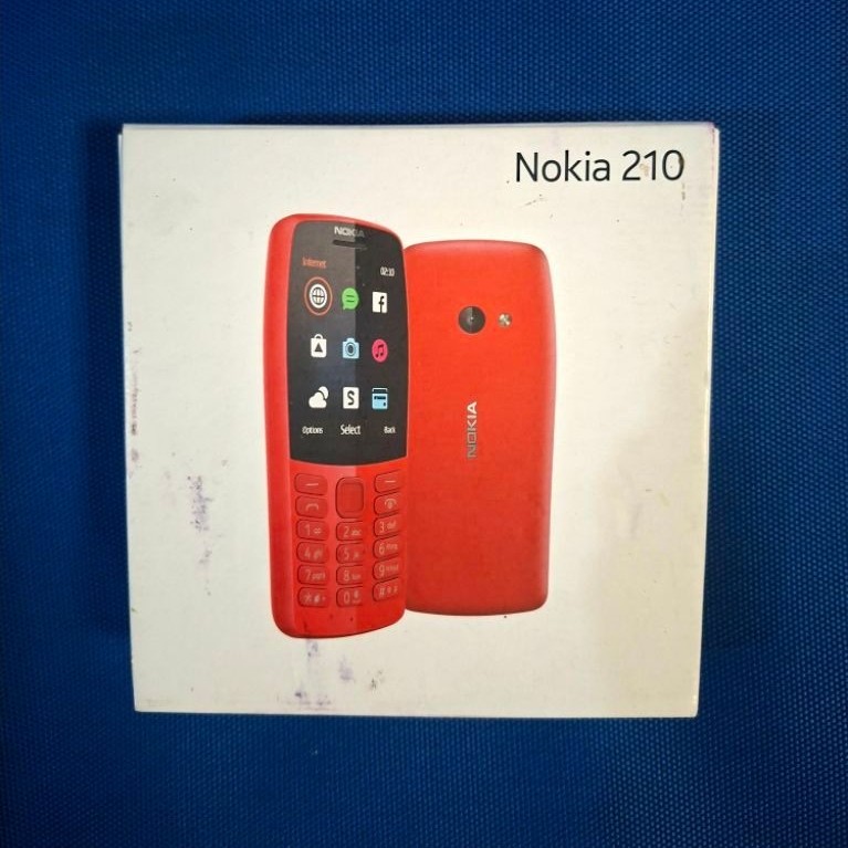 Nokia 210 Original Fullset HP Jadul Buat Nelpon SMS Radio Musik Baterai Awet