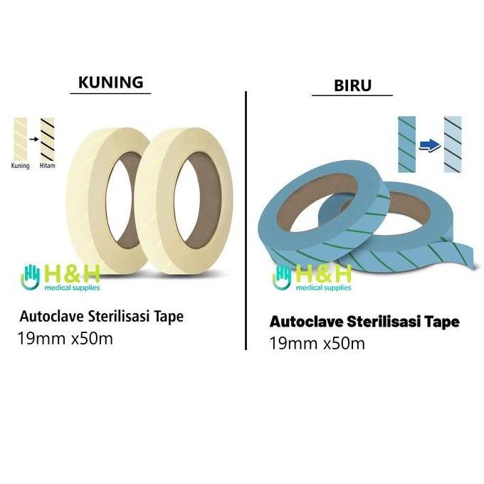 Pilihan - Autoclave Tape / Lakban Autoclave / Solatip Autoclave