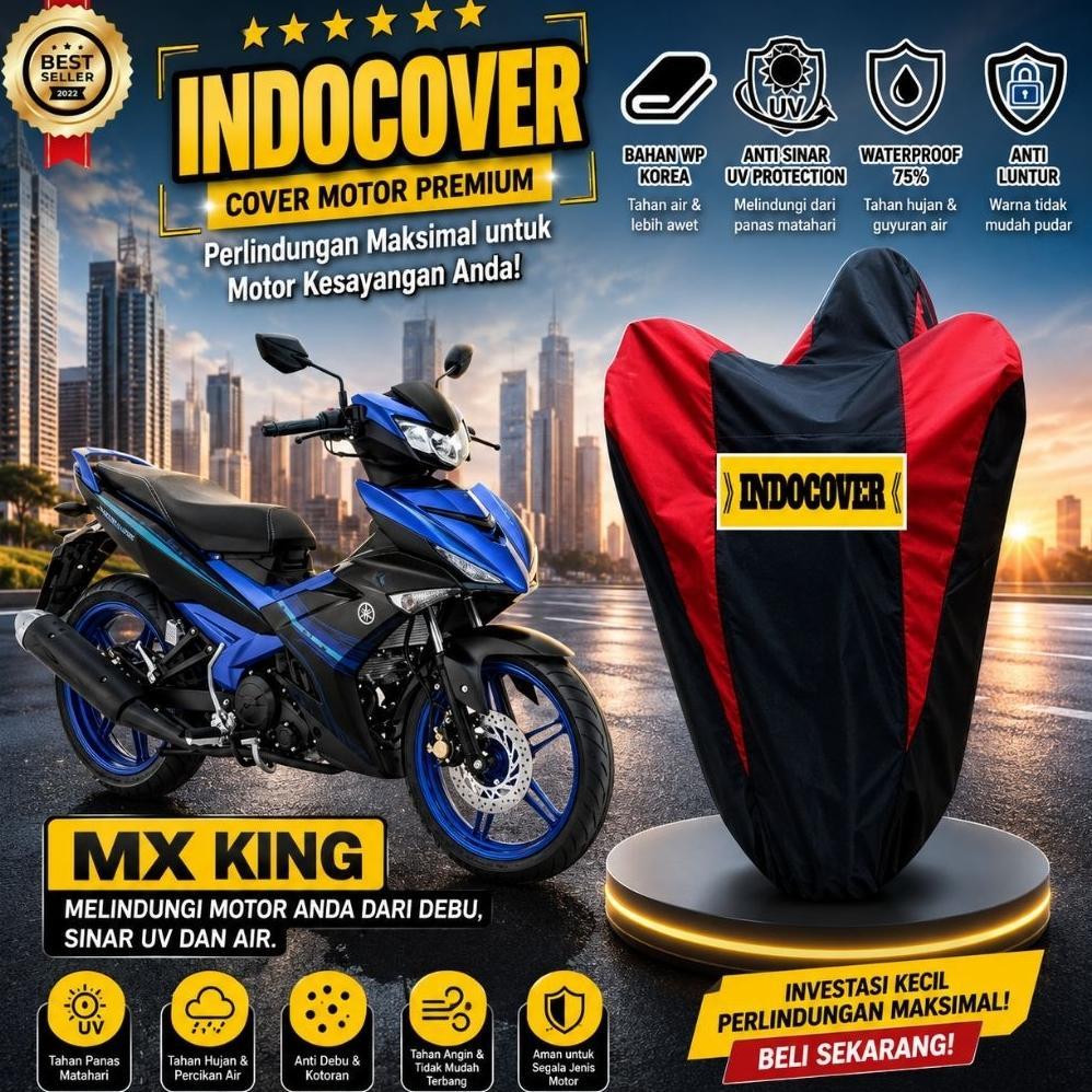 Gratis Ongkir Cover/Selimut Body Motor Mx-King , Mx-King 150 , Mx King 160 Cover Motor Anti Air