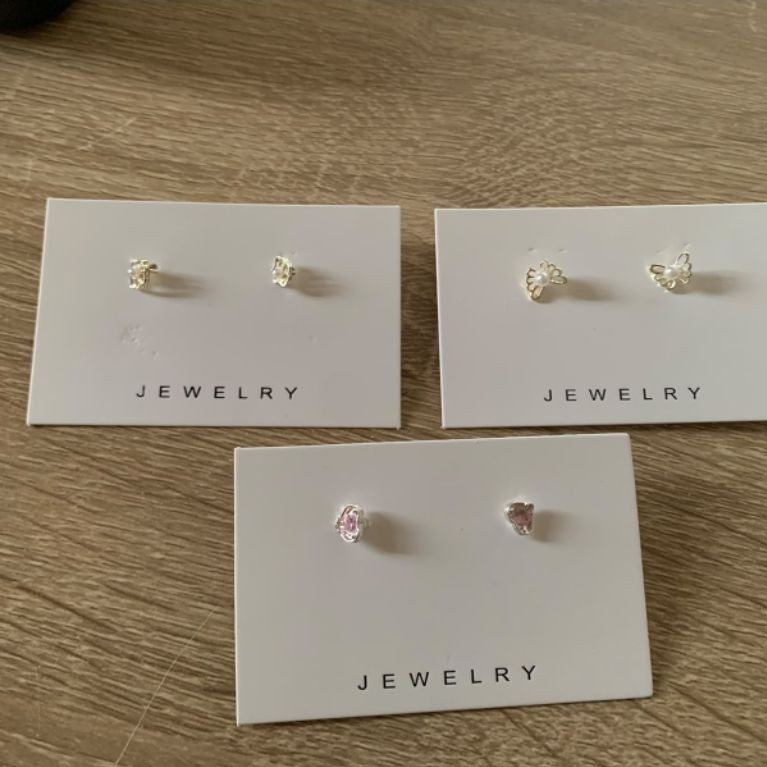 Grosir Giwang  Mutiara 6 Pasang~Anting Korea Kekinian