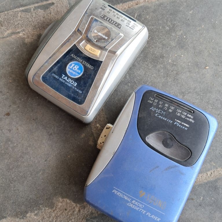 walkman Aiwa off bahan