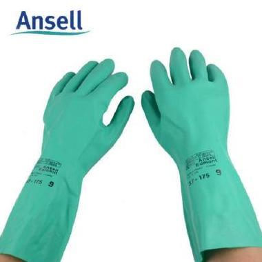 Sarung Tangan Karet/Sarung Tangan Kimia /Ansell Solvex 37-175