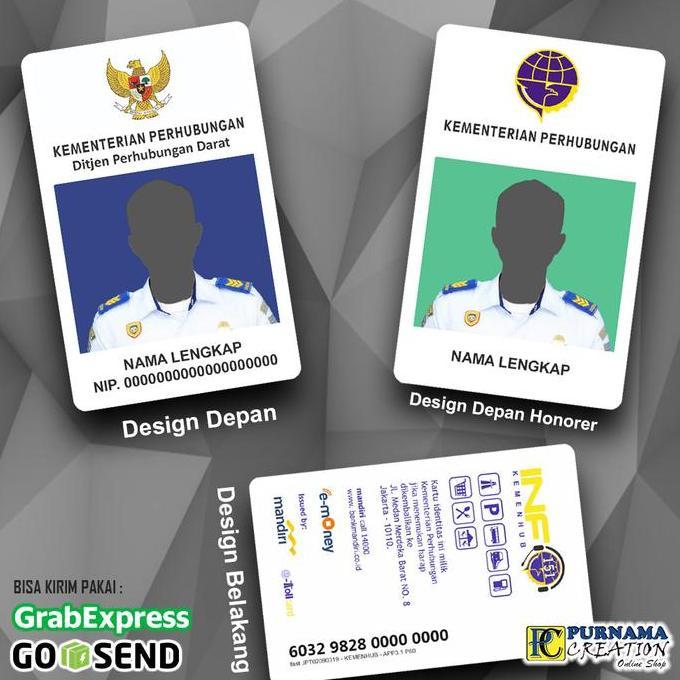 Idcard ID Card Emoney Kemenhub Kementerian Perhubungan