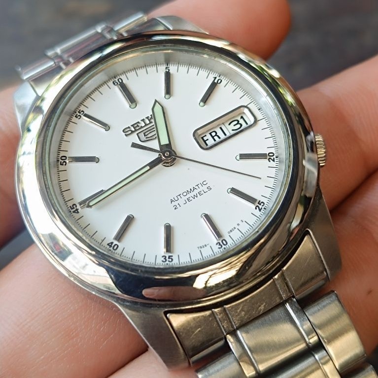 SEIKO 5 SNKE49 WHITE DIAL Ref. 7s26 - 02W0