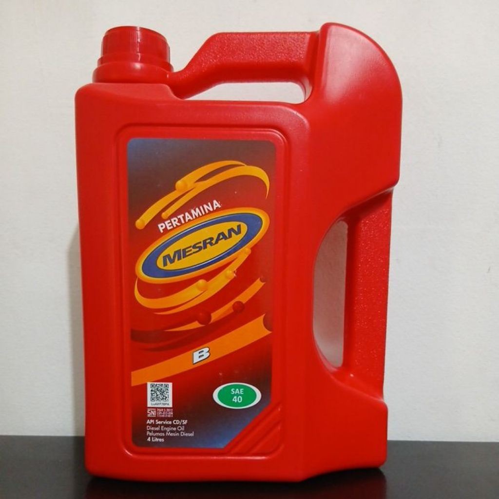 OLI MESRAN B 40 4 liter SAE 40 OLI MESIN MOBIL DIESEL