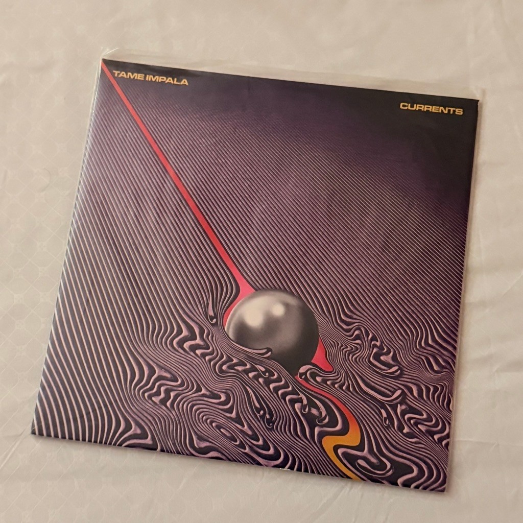 tame impala - currents vinyl preloved used piringan hitam