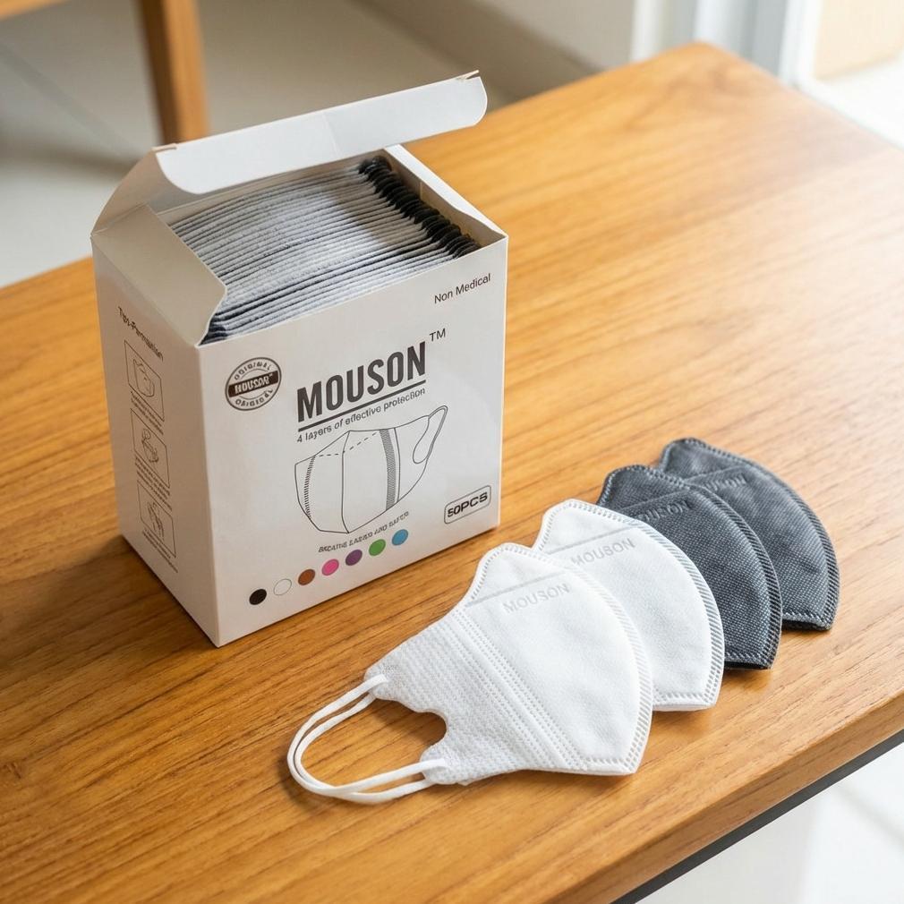 VELQEN MASKER MOUSON DUCKBILL 50 PCS | MASKER DUCKBILL 50 PCS TEBAL SALE