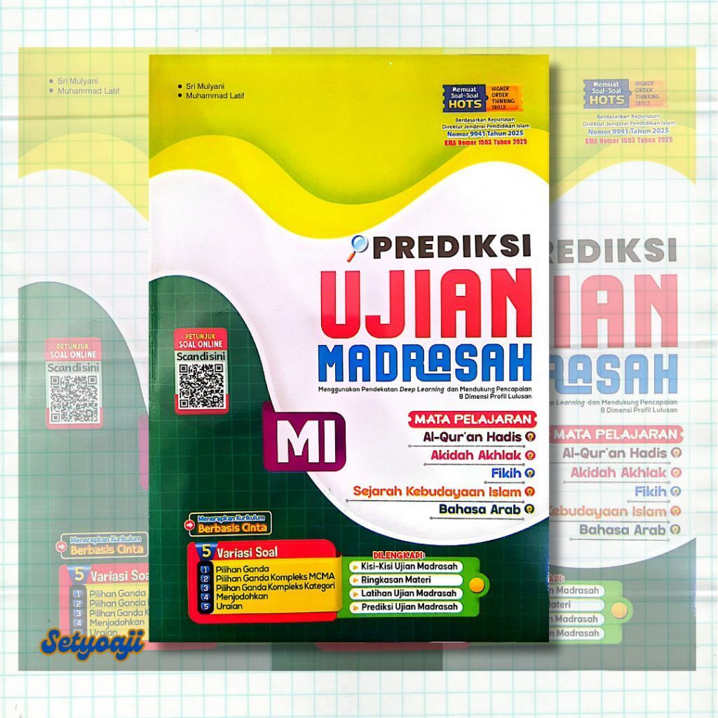 Buku Prediksi Ujian Madrasah MI Penerbit Putra Nugraha